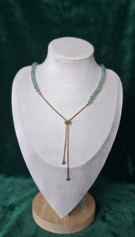 Aventurine Collier Liane d'Aventurine