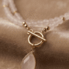 quartz rose Collier Aura Tendre