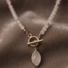 quartz rose Collier Aura Tendre