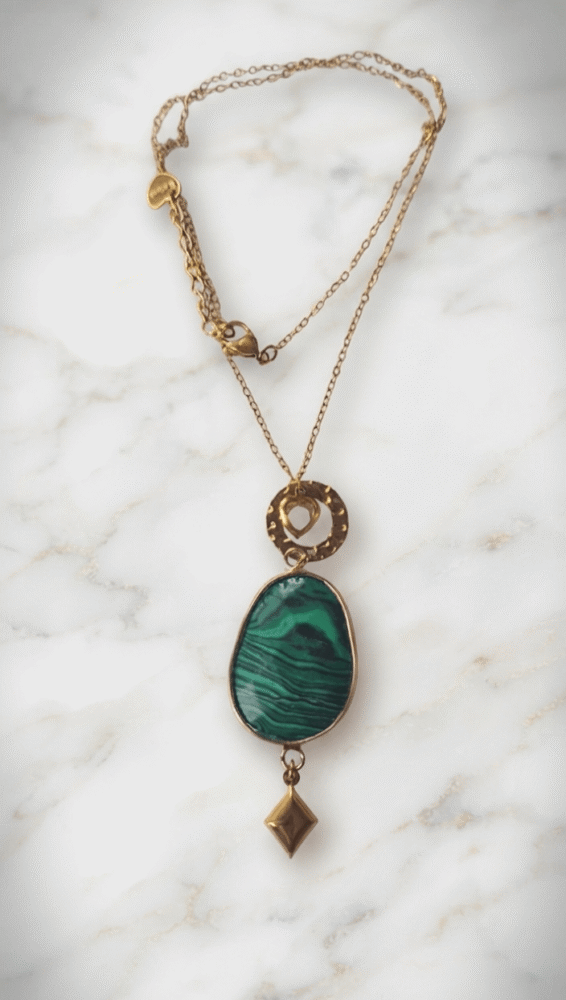 malachite Collier Aura Malachite