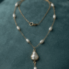 perles d'eau douce Collier Aura Nacrée