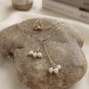 perles d'eau douce Collier Brume de Perles