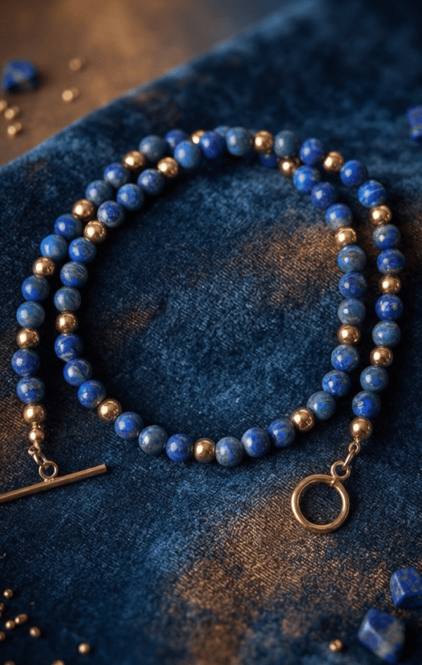 Collier 2-en-1 Modulable - Bleu Céleste