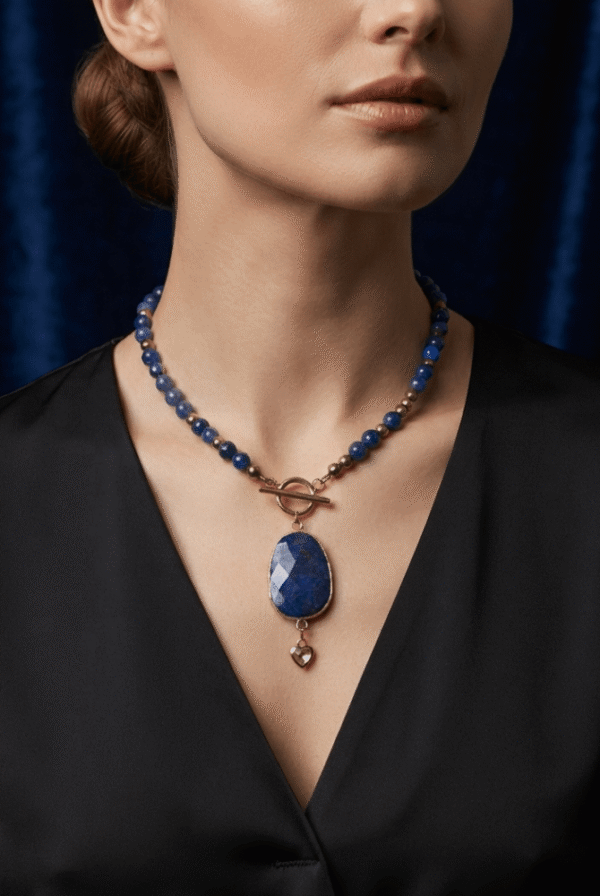 Collier 2-en-1 Modulable - Bleu Céleste