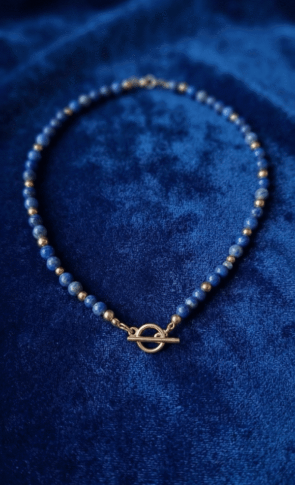 Collier 2-en-1 Modulable - Bleu Céleste