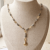 Jaspe Dalmatien Collier Lariat Bohème - Écume Sauvage