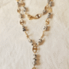 Jaspe Dalmatien Collier Lariat Bohème - Écume Sauvage