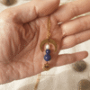 Lapis Lazuli Collier Pendentif Séléné - Nuit Étoilée