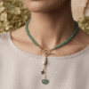 Aventurine Collier Vert Tendre
