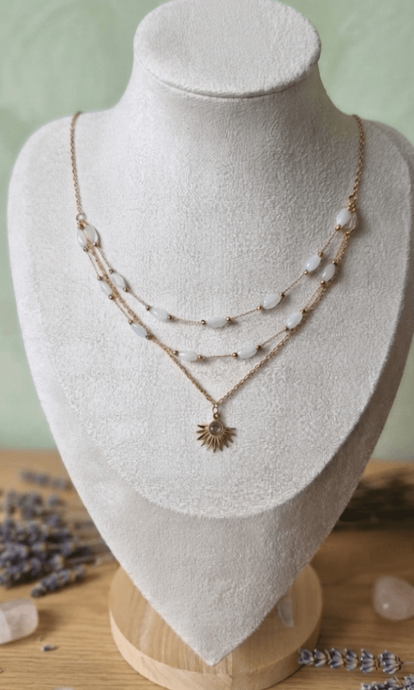 Collier Multirang  Éclat Solaire