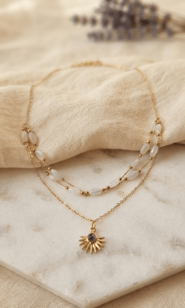 Collier Multirang  Éclat Solaire