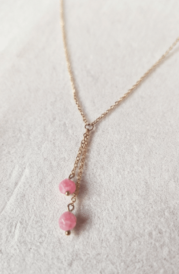 Rhodochrosite Collier Y Aura Rose