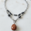 Hématite Collier Nuit Étoilée & Reflets Métalliques