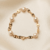 perles d'eau douce Bracelet Odyssée Dorée