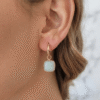 Amazonite Boucles d'oreilles Douceur Aquatique