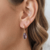 Améthystes Boucles d'oreilles Douceur Sereine