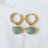 Boucles d'oreilles Oasis Verte