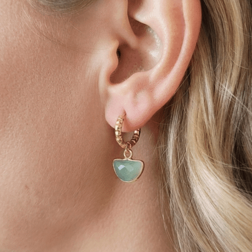 Boucles d'oreilles Oasis Verte