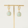 Amazonite Boucles d'oreilles Douceur Aquatique