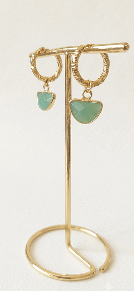 Boucles d'oreilles Oasis Verte