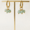 Aventurine Boucles d'oreilles Cascade Végétale