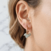 Aventurine Boucles d'oreilles Cascade Végétale