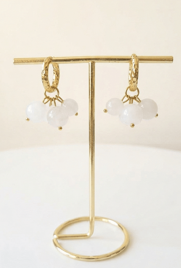 Boucles d'Oreilles Tendresse Rosée