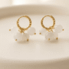 Boucles d'Oreilles Tendresse Rosée