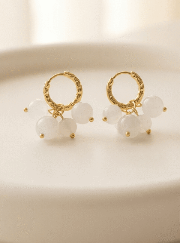 Boucles d'Oreilles Tendresse Rosée