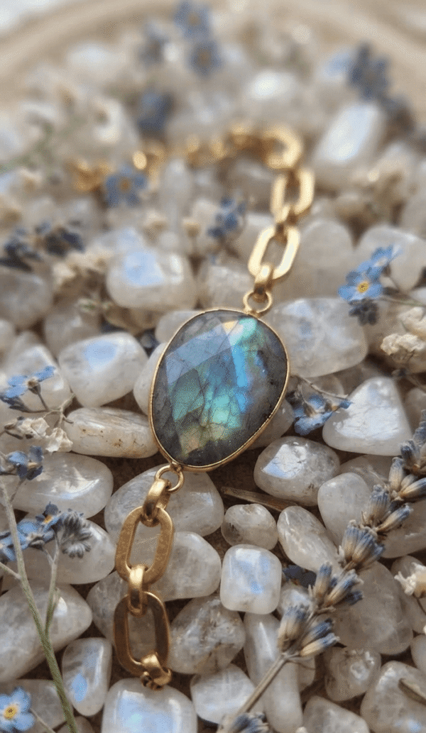 Labradorite Bracelet Bouclier Mystique