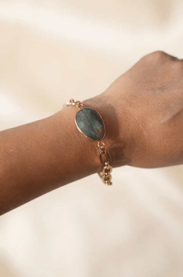 Labradorite Bracelet Bouclier Mystique
