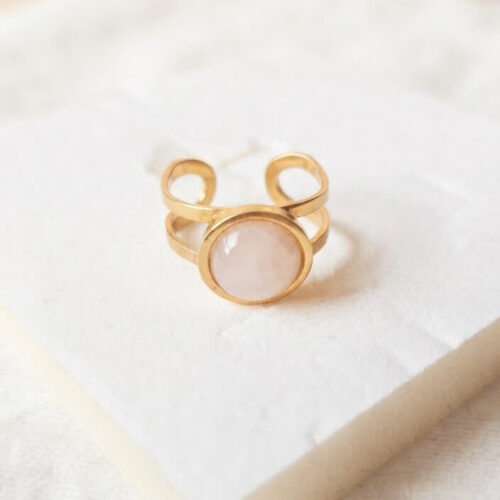 Bague Quartz Rose
