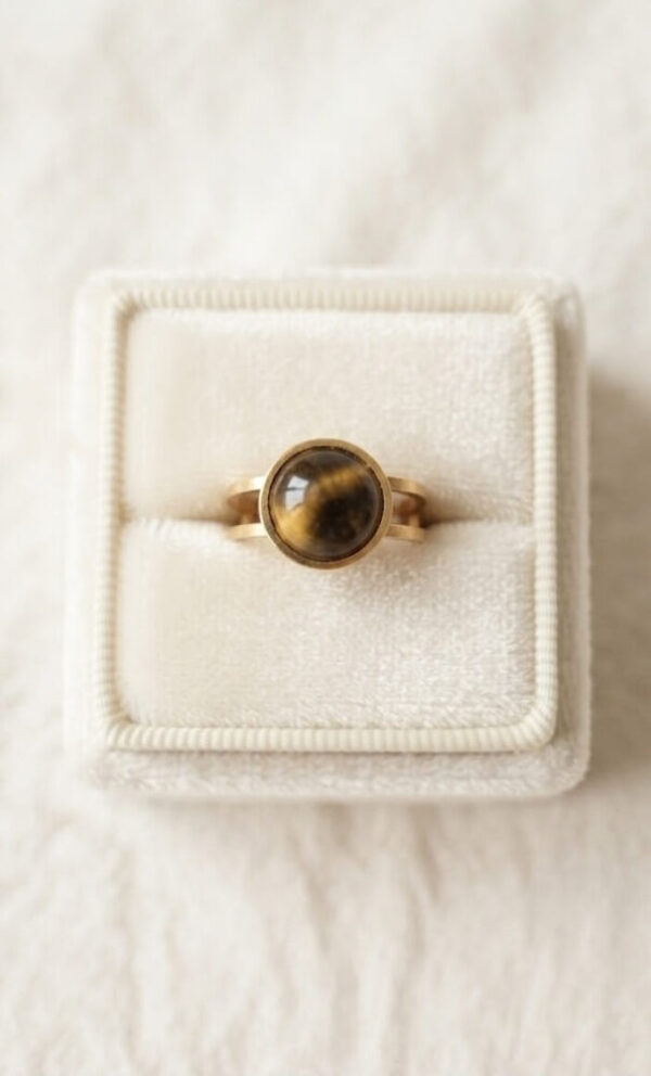 Oeil de Tigre Bague Œil de Tigre