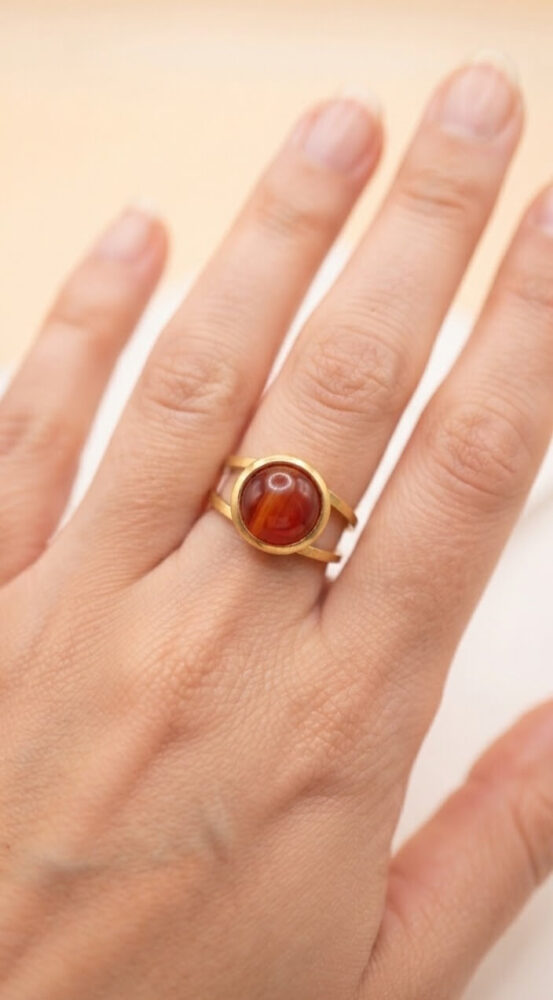 Bague Cornaline