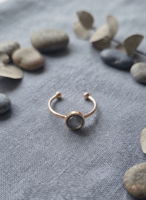 Bague Larvikite