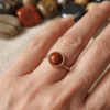 Jaspe Rouge Bague Jaspe Rouge