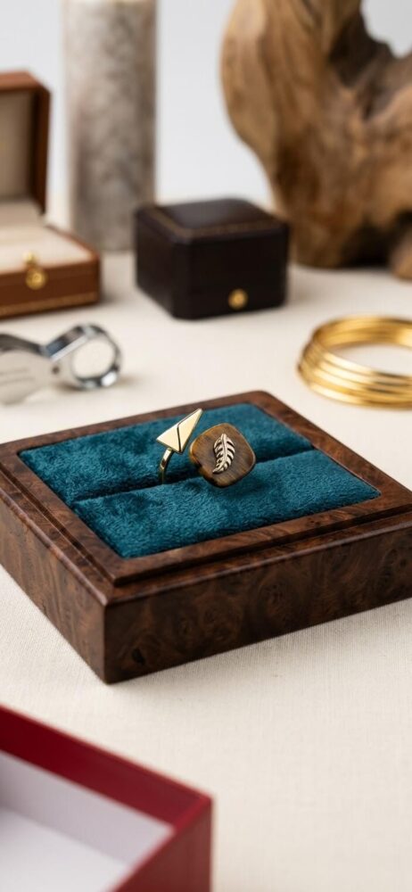 Bague Œil de Tigre-L'Protectrice