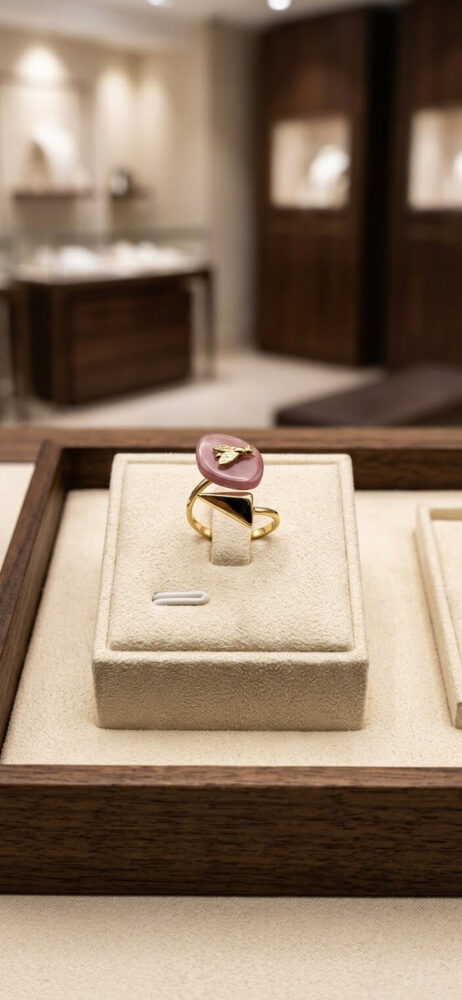 Bague Rhodonite-Douceur Rosée