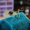Bague Dualité Onyx – Force & Élégance
