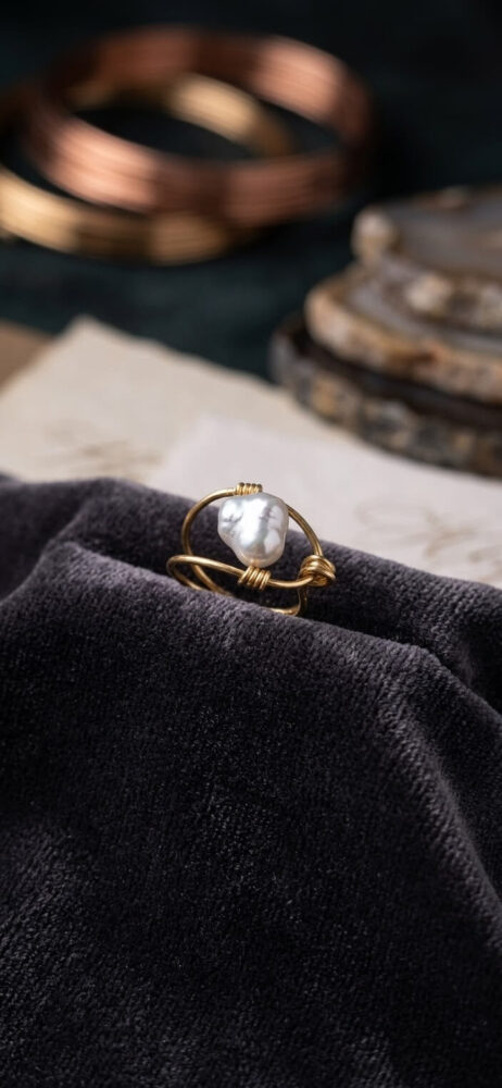 Bague Pearl Épure – Perle d'Eau Douce