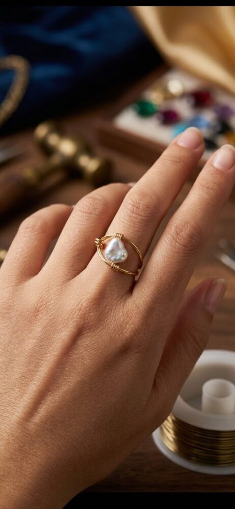 Bague Pearl Épure – Perle d'Eau Douce
