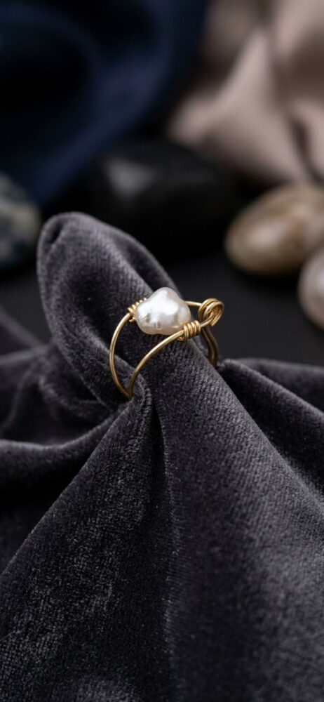 Bague Pearl Épure – Perle d'Eau Douce