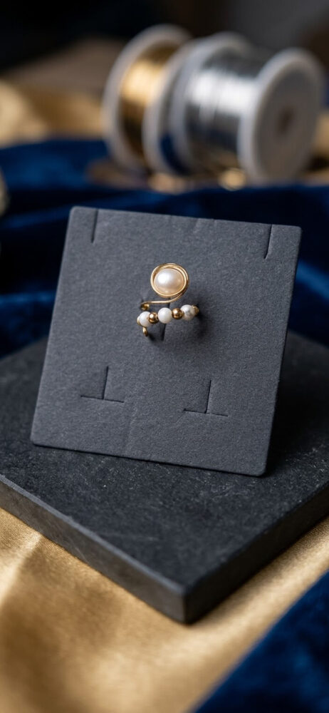 1792657245400 Bague Éclat Harmonie – Perle, Howlite