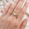 Bague Douceur Rosée – Quartz Rose