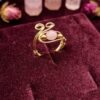 Bague Douceur Rosée – Quartz Rose