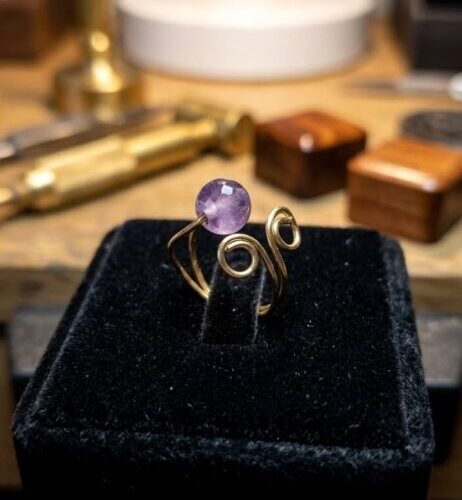 Bague Éclat Mystique – Améthyste