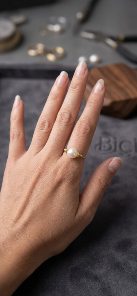 1792676182453 Bague Perle Solitaire – Perle d'Eau Douce