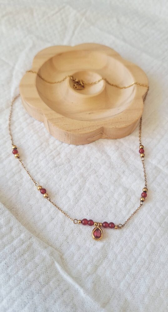 Collier Cornaline